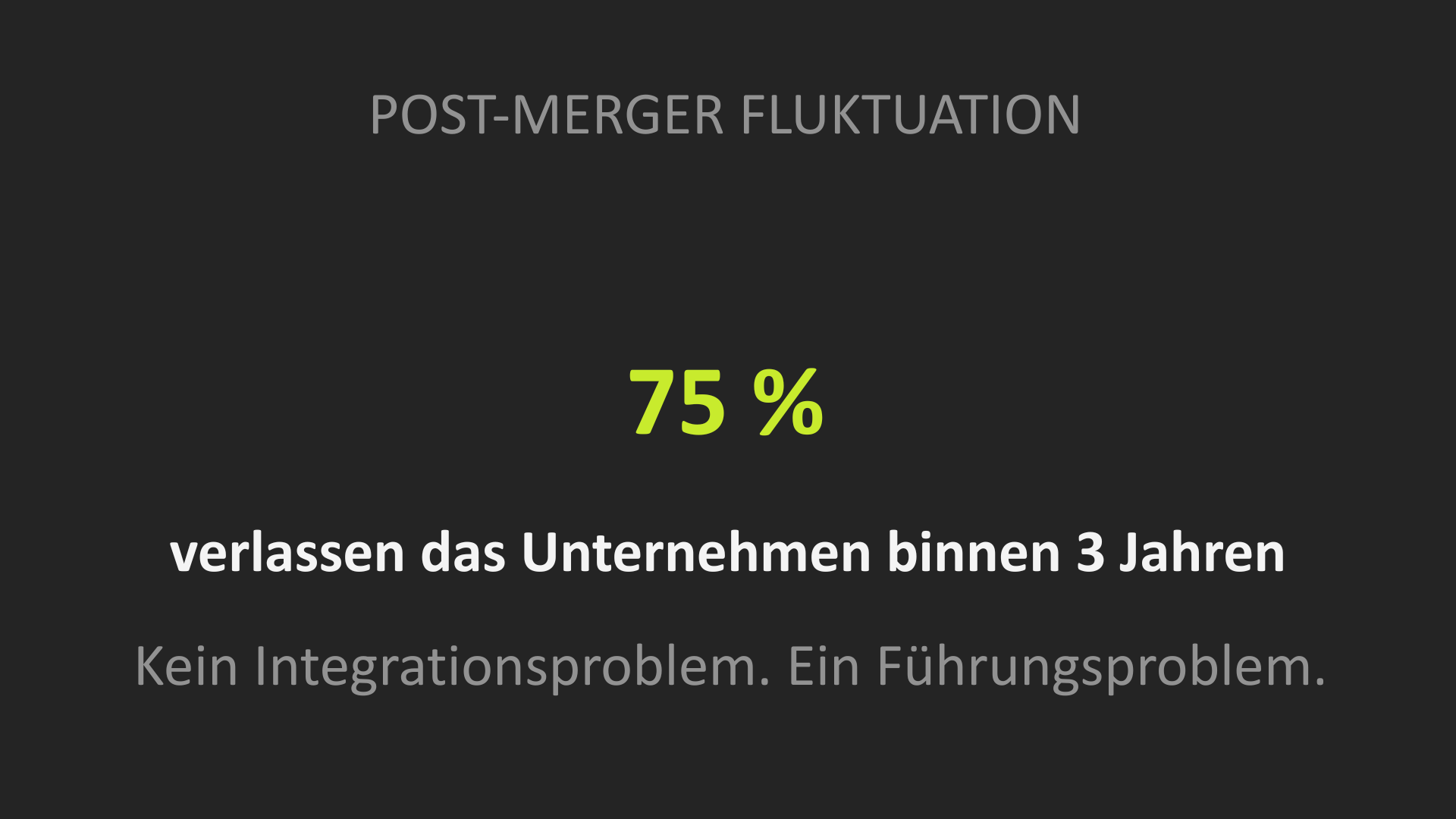 Warum Mitarbeiter nach einer Übernahme freiwillig gehen – und was das wirklich kostet