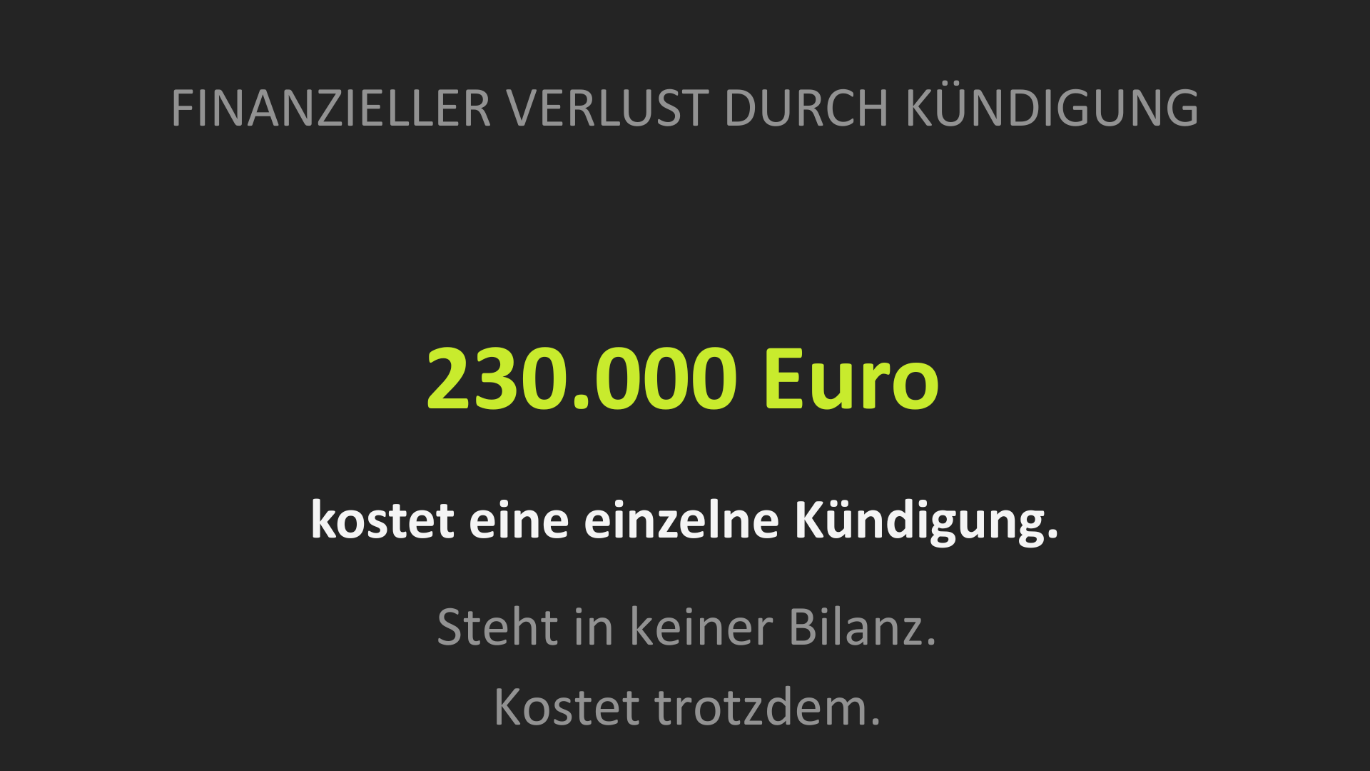 Mitarbeiterbindung ist keine HR-Aufgabe. Sie ist eine Bilanz-Position.
