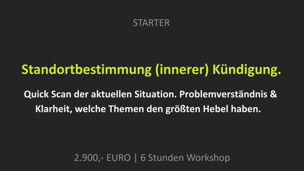 Unser Starter-Angebot