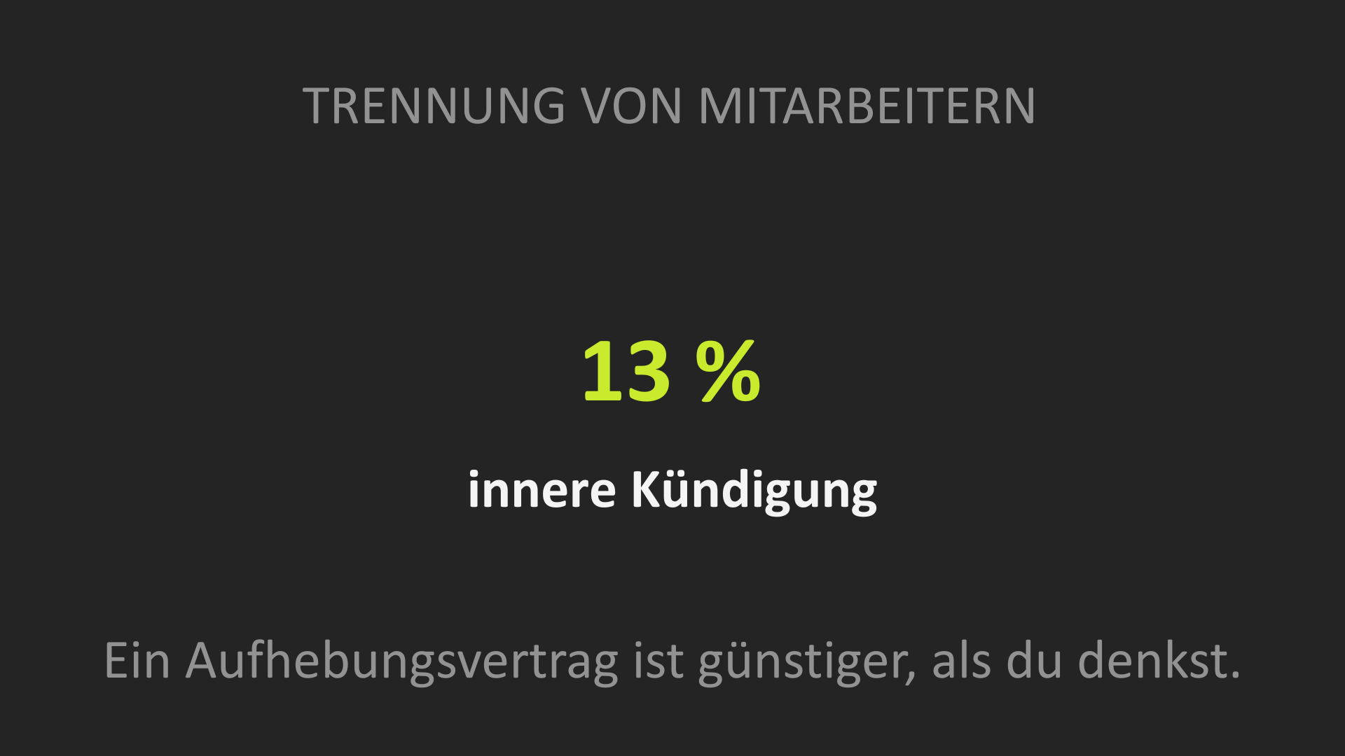 Trenn dich. Der Patient ist nicht mehr zu retten.