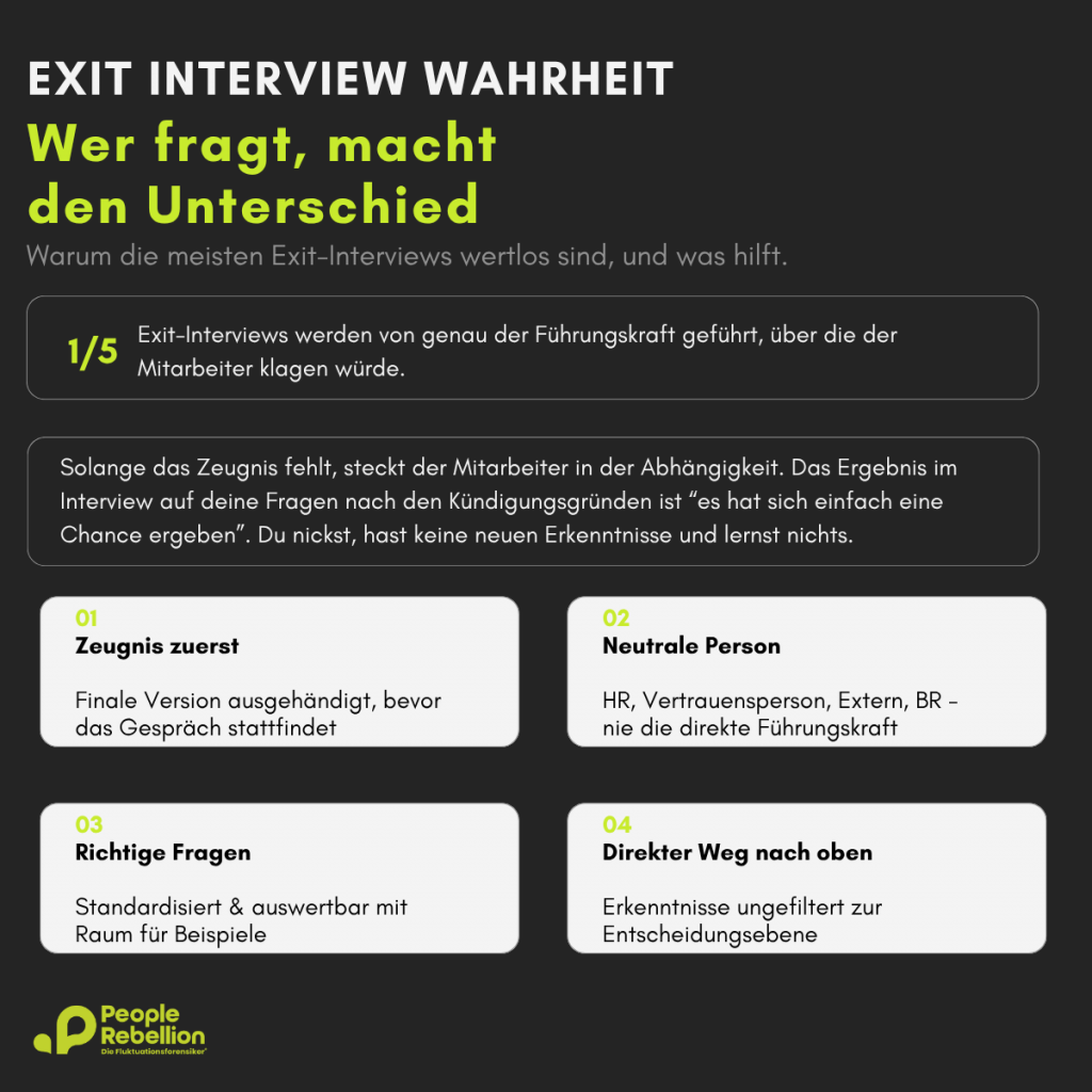 Exit Interview Wahrheit
